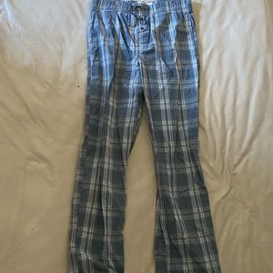 Goodfellow pajama pants, blue plaid, small